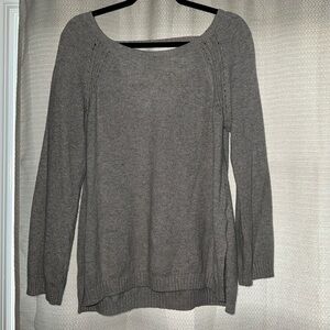 Open back sweater